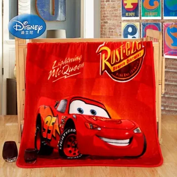 Disney Red Lightning McQueen 95 Auto Měkký Fleece Deky Hodit 100x140cm pro Děti, Chlapci, Děti Dárek na Postel, Postýlka, Letadlo, Auto