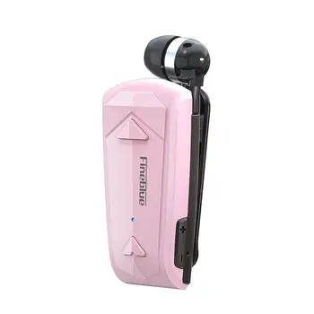 FineBlue Bluetooth Headset zatahovací vibrací, šumu pink S Mikrofonem Ovládání Hlasitosti Sluchátka pro Narozeniny Dárek