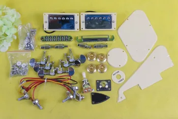 Yinfente Nedokončené DIY Elektrická Kytara Guitar Kit hardware, Vyzvednutí Most Guitar Parts & Struník