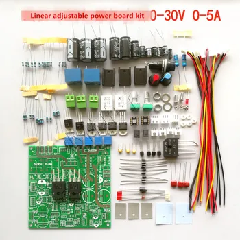 Nastavitelný Napájecí zdroj 0-30V 0-5A Učení Experiment Moc Rada Stabilizovaný Proud Power Board Kit