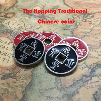 Plovoucím Tradiční Čínské Mince, Kouzla, Kouzelník Zblízka Trik Iluze Rekvizity Mentalismu Mince Se Objeví, Zmizí Magia