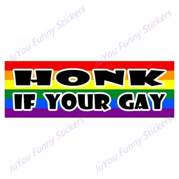 FUYOOHI Vtipné Samolepky Exteriérové Doplňky, Kreativní, Jestli si Gay, LGBT Lesbické Rozmanitost Přihlásit Auto Samolepky Motocykl Obtisky PVC