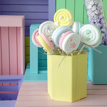 Simulace lízátko, cukrová vata rekvizity láska dvou barev color matching lollipop dětské fotografie prop okna