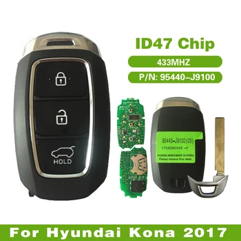 CN020083 Aftermarket 95440-J9100 Pro Hyundai Kona 2017 2018 2019 2020 Smart Remote Klíč 3Buttons 433MHZ