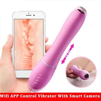 Inteligentní APP Bezdrátové Ovládání Vibrátor Vibrátor S Endoskop Kamera, Sex Hračky pro Pár, Topení Tlačit Klitoris Vibrátory pro Ženy
