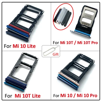 Původní SIM Kartu SD Zásobníky Pro Xiaomi Mi Note 10 10T Pro Lite Telefonu SIM Čip Slot, Zásuvka Držitele Karty Adaptér Zásuvky Opravy Součástí