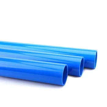 2KS Modrá PVC Potrubí Akvarijní Vody Potrubí Útes Nádrže Cyklistika Zásobování Vodou Potrubí Vnějšího Průměru 20mm do 50mm Délka 50cm