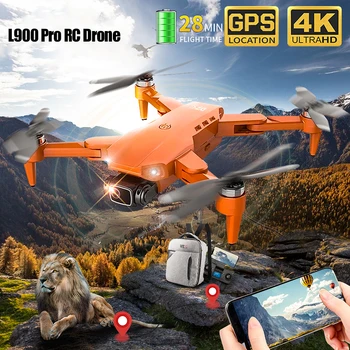 L900 Pro Profesionální Drone GPS 4K HD Ultra-Jasný Objektiv 5G Letecké Fotografie Kvadrokoptéra Vzdálenost 1,2 km Dlouhá Výdrž RC Drone