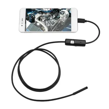 6 LED 1/1.5/2/3.5/5M 5,5 mm Endoskop Kamera HD USB Endoskop S Měkkým Kabel Vodotěsný Inspekce Boroskop pro PC Android