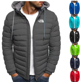 Podzimní a zimní pánské nadměrné srst hustou srst venkovní zimní pánské teplé zip street styl kabát plus velikosti bunda