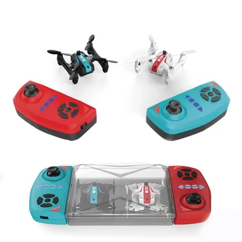 Mini Skládací Dron Dálkové Ovládání Letadla Double Bitva Infračervené Čtyři osy Palm Vzduch Vozidel Děti, Hračky pro Dospělé Dárek k Narozeninám