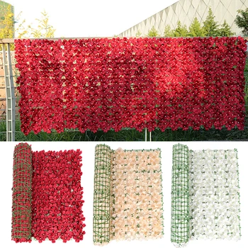 Umělý list, živé ploty, květina, plot, dekorace Domů Zahradě Hortenzie Řadě Wallplant Ekologizace Panel Zahradnické Potřeby