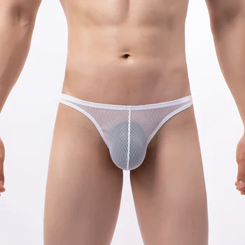 Muži Transparentní Ok Kalhotky Sexy Muž Boule Pouzdro Spodní Prádlo Vidět, Přes Pr Prodyšné Kalhotky Čiré Kalhotky Letní Bikiny