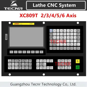 XC809T 2/3/4/5/6 Osy Multi funkční Soustruh CNC Systému Řadič, podpora G-kódu ATC Digitální Vřetena s Nástrojem Časopis