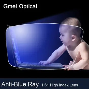 Anti-Blue Ray Objektiv 1.61 Vysoký Index Krátkozrakost, Presbyopie Předpis Optické Čočky Pro Ochranu Očí Čtení Brýle