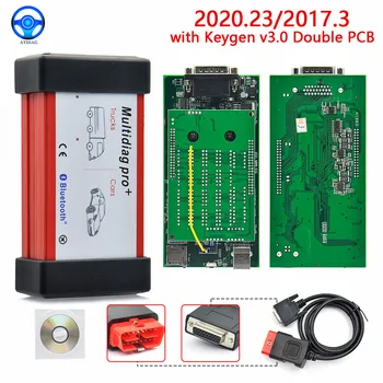 Multidiag Pro+ Bluetooth-kompatibilní 2017/R3 2020.23 NEC Relé Keygen Pro Auto/Kamion ODB2 Skener, Auto Diagnostické Nástroje