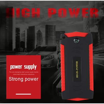 Auto Skok Startér 12V 600A Power Bank Lithium Polymer Automatické Spuštění Zařízení Nouzové Nabíječky Baterií Booster Pro Benzín Diesel