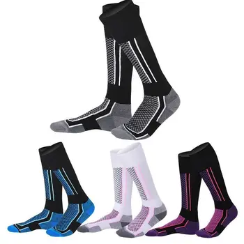 1 Pár Zimní Teplé Pánské Tepelné Ponožky Tlusté Bavlněné Sportovní Lyžování Snowboard Doplňky Ponožky Teplé Termální Bavlna Odolná H9