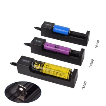 Univerzální 1 Slot Baterie Nabíječka USB Adaptér LED Smart Chargering pro Akumulátory Li-ion 18650 26650 14500