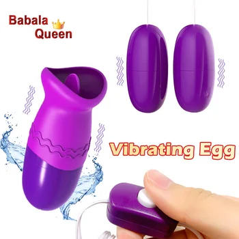Jazyk LickingVibrator USB Vibrační Vajíčko G-spot vícerychlostní Pochvy Masírovat Klitoris Stimulátor Sexuální Hračky Pro Ženy, Sex Shop