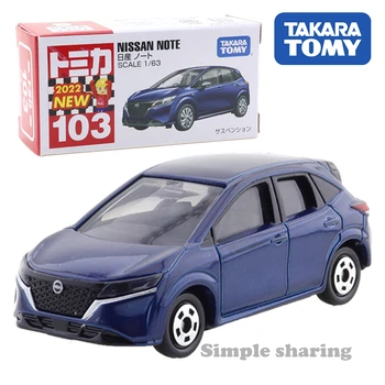 Takara Tomy Tomica Č. 103 Nissan Note Auto 1:64 Děti, Hračky, Motorová Vozidla Diecast Kovový Model Kolekce