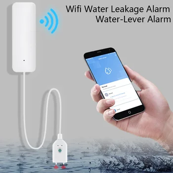 Wifi Hladiny Vody, Čidlo Smart Home Úniku Snímače APP Control Alarm Systém Nádrž Detektor Inteligentní Život, Bezpečnost, Ochrana proti Přetečení