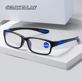CRIXALIS Náměstí Brýle na Čtení Pro Muže Modré Světlo Blokování Brýle Ženy Počítačové Brýle Mužské Optické Brýle Rám UV400