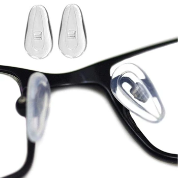 25 Párů Air Bag Brýle na Nos Podložky Non-Slip Vzduchové Komory Brýle, Nos Podložky D-Tvar Šroubu-v Měkké Silikonové Nos Podložky