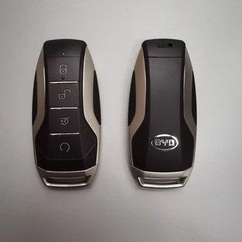 4 Tlačítka Auto Bezklíčové Samrt Dálkového Klíč s ID46 Čip pro BYD SONG PRO TANG EV ATTO3 EV MAX PLUS Inteligentní Vzdálené Klíč
