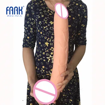 FAAK 15.5 inch super dlouhé dildo Big dick koni velký penis realistické sexuální hračky pro ženy vagina stimulovat anální plněné sex shop