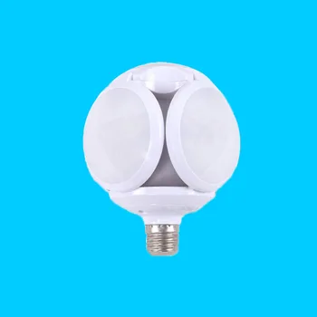 40W LED Fotbalový Žárovka Deformovatelné Světla Ventilátor Blade Skládací Žárovky Osvětlení domácnosti Lampa Garáže, Skladu Svítidlo