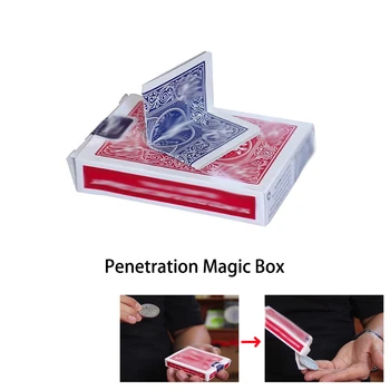 Malé Položky Přes Kartu Pole Close up Magic Triky Průnik Kouzla, Iluze, Karetní Magie, Street Magic Rekvizity