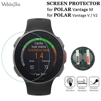 10KS Screen Protector pro Polar Vantage M Smart Watch Tvrzené Sklo pro POLAR Vantage V / V2 Odolné proti Poškrábání Ochranný Film