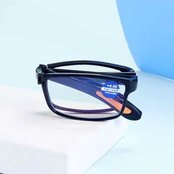 Horké Módní Design anti modré světlo Brýle na Čtení Muži Ženy Skládací Malé Rámu Brýlí Černé Brýle, Presbyopickém brýle