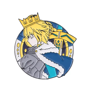 Svatý Grál Válka Smalt Kolíky Osud/Noc Pobyt Type-Moon Fate/Zero Dekorace Pro Fanoušky Velkoobchod, Brože, Odznaky, Šperky