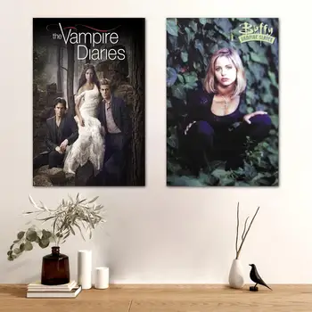The Vampire Diaries Plakát Vysoce Kvalitní Wall Art Plátno, Plakáty, Dekorace Umění Osobní Dárek Moderní Rodina Malování ložnice