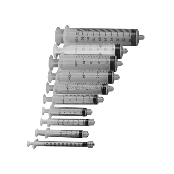Šroub plastové push-typ dávkovací stříkačka se stupnicí průmyslové dávkovací stříkačky