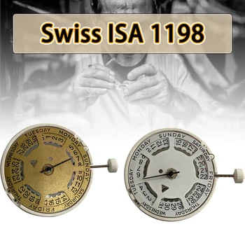 ISA 1198 Quartz Hodinky hnutí S 927 Baterie pro Švýcarský ISA 1198 Quartz Hodinky Hnutí Náhradní Sledovat Pohyb Náhradní Díly